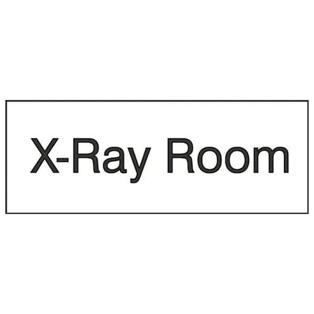 Accuform 8 in W x 3 in H, Engraved Plastic PSG921WT